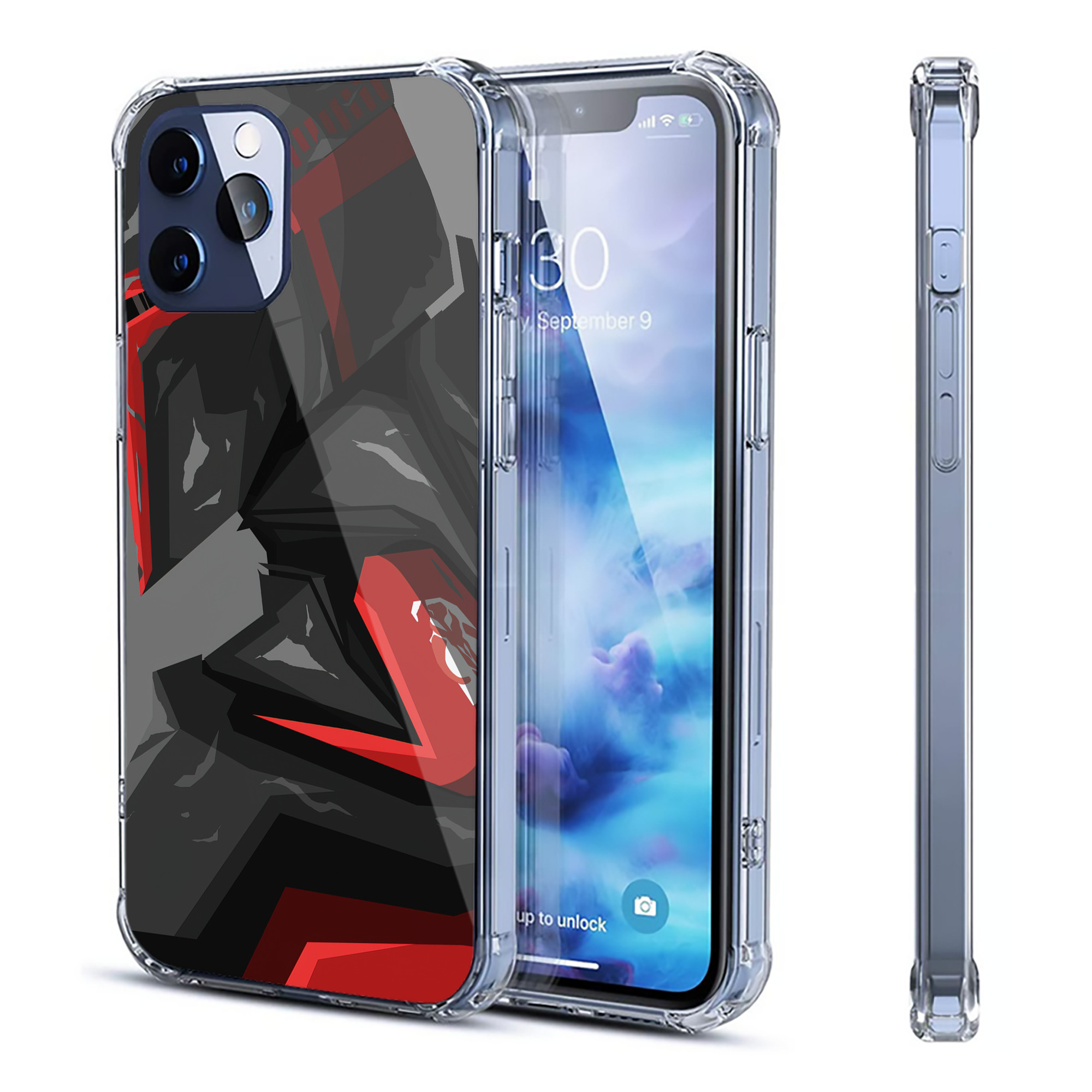 （画像用） スター・ウォーズ Star Wars 【iPhone 12シリーズ対応】透明スマホケース（クリアソフトケース）